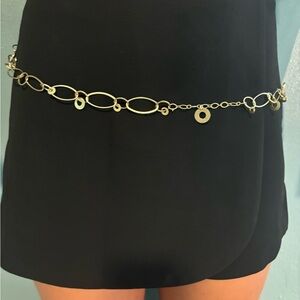 Vintage gold belt, wearable for concerts, everyday and going out